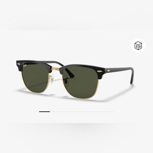Ray-Ban Black and Gold RB3716 187/58 51-21 Sunglasses Timeless Design
